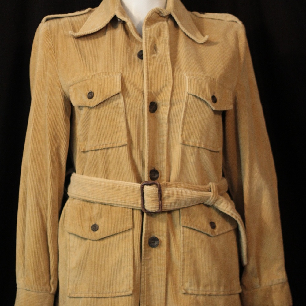 Vintage Retro Corduroy Jacket Western Size 40 Mod